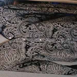 Ralph Lauren Black Paisley Dress Shirt